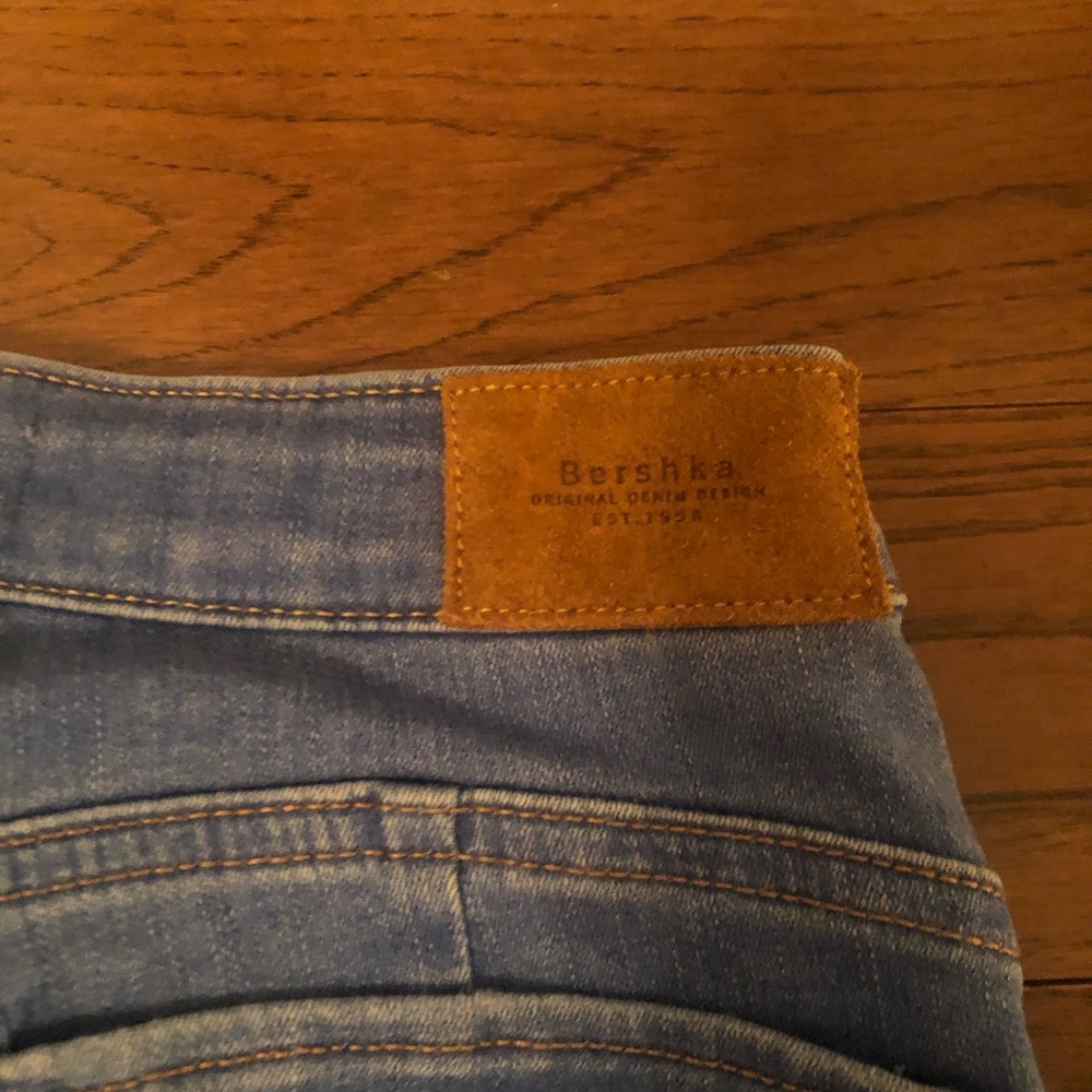 Blue Bershka push up jean size 2